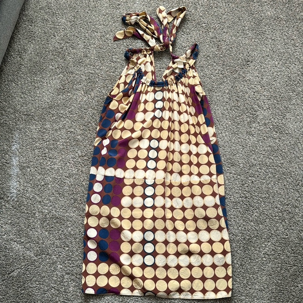 Marni for H und M limited edition 100%silk mini dress